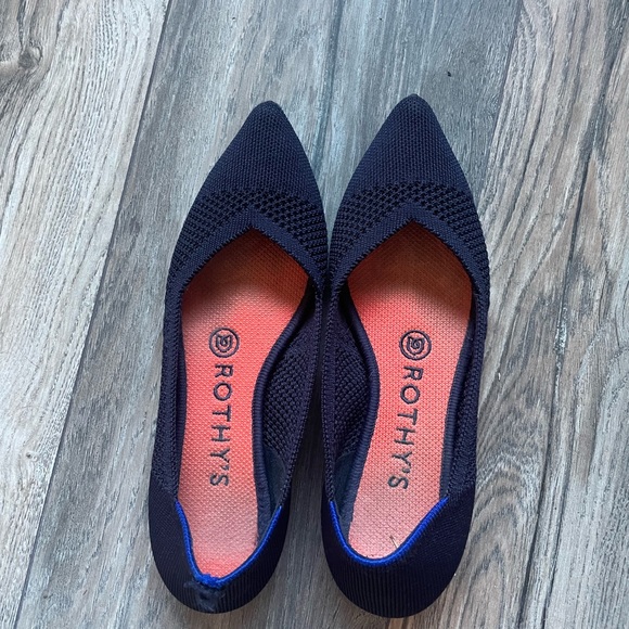 Navy Rothy’s pointy toe flats - Picture 6 of 6